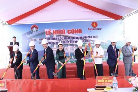 Hà Tĩnh: Khởi công khu chăm sóc, nuôi dưỡng người cao tuổi và đối tượng bảo trợ xã hội