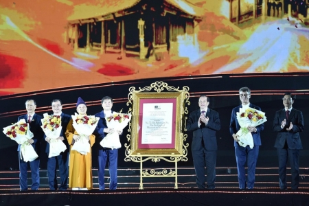 Quần thể di tích và danh thắng Yên Tử-Vĩnh Nghiêm-Côn Sơn, Kiếp Bạc đón nhận Bằng công nhận Di sản văn hóa thế giới