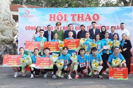 Bắc Ninh: Sôi nổi hội thao Công ty trách nhiệm hữu hạn Tập đoàn quốc tế Phượng Hoàng