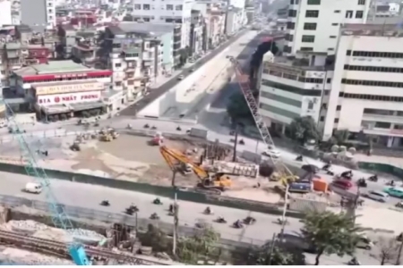 Vành đai 2,5 đoạn Đầm Hồng – quốc lộ 1A cơ bản xong mặt bằng