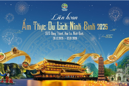 Ninh Bình tổ chức Liên hoan Ẩm thực Du lịch năm 2025 với chủ đề “Tinh hoa Ẩm thực miền Cố đô”