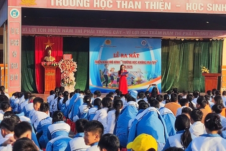 Hải Phòng: Trường THCS Minh Tân ra mắt mô hình “Trường học không ma túy”