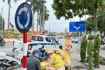 Công an xã Tiên Lãng: Quyết liệt bảo đảm trật tự công cộng, an toàn giao thông