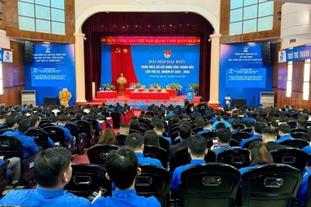 Phiên thứ nhất Đại hội đại biểu Đoàn TNCS Hồ Chí Minh tỉnh Thanh Hoá lần thứ XX, nhiệm kỳ 2025-2030