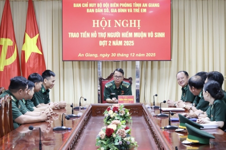 Kịp thời hỗ trợ quân nhân hiếm muộn vô sinh