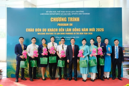 Lâm Đồng, chào đón những du khách đầu tiên năm mới 2026