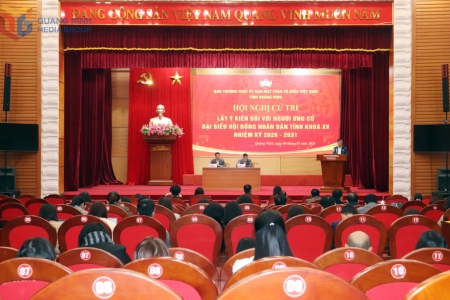 Quảng Ninh lấy ý kiến cử tri nơi công tác đối với người ứng cử đại biểu HĐND tỉnh