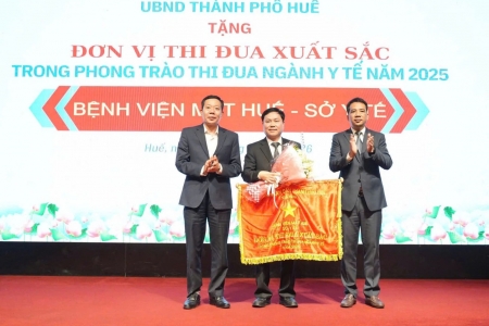 Bệnh viện Mắt Huế: Tỷ lệ người bệnh hài lòng tuyệt đối