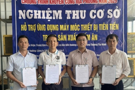 Tây Ninh tăng cường hoạt động khuyến công, thúc đẩy công nghiệp nông thôn phát triển bền vững