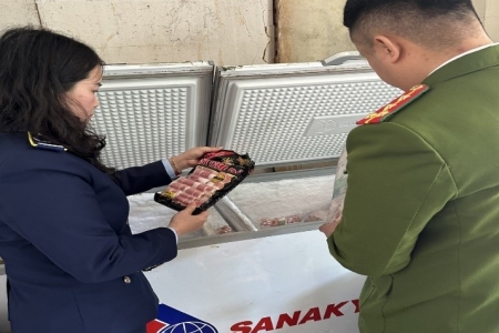 Thanh Hóa: Phạt 14 triệu đồng, buộc tiêu hủy hàng loạt thực phẩm đông lạnh vi phạm