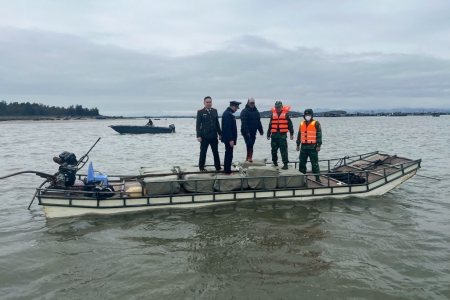 Quảng Ninh: Thu giữ gần 1 tấn nầm lợn đông lạnh nhập lậu qua biên giới Trà Cổ