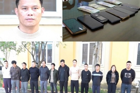 Nghệ An: Triệt xóa sòng bạc “hầm ngầm” nhiều lớp bảo vệ, bắt giữ 12 đối tượng liên quan