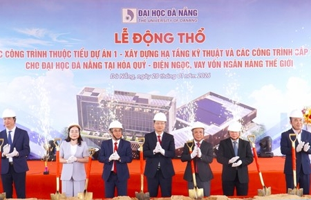 Đại học Đà Nẵng động thổ xây dựng 5 công trình