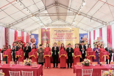 Tu bổ, tôn tạo Di tích lịch sử cấp thành phố - Đền Canh Sơn xã Tân Minh