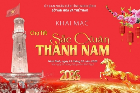 Chợ Tết “Sắc xuân Thành Nam” – Điểm hẹn văn hóa đầu Xuân 2026