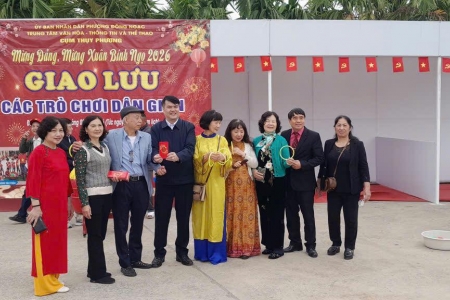 Hà Nội: Phường Đông Ngạc tưng bừng tổ chức trò chơi dân gian mừng Đảng – mừng Xuân Bính Ngọ 2026