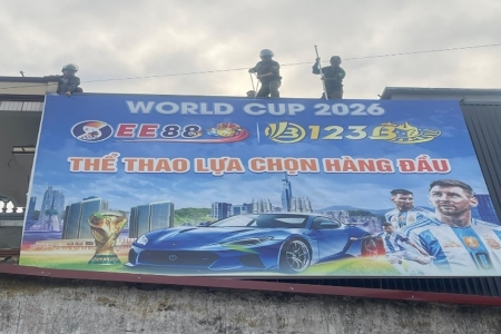 Hưng Yên: Phát hiện cơ sở kinh doanh treo biển hiệu quảng cáo cờ bạc, cá độ trên không gian mạng