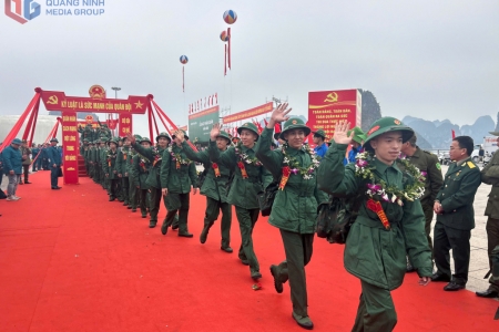 Quảng Ninh: Ngày 4/3, các địa phương đồng loạt tổ chức lễ giao nhận quân năm 2026