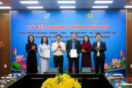 Hội Liên hiệp Phụ nữ thành phố Hải Phòng tiên phong triển khai chương trình “Cha - Mẹ đỡ đầu”