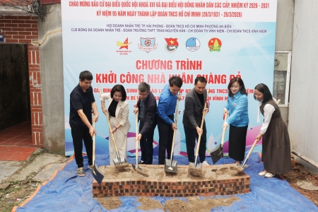 Phường An Biên khởi công xây nhà “Khăn quàng đỏ” cho học sinh có hoàn cảnh khó khăn trên địa bàn