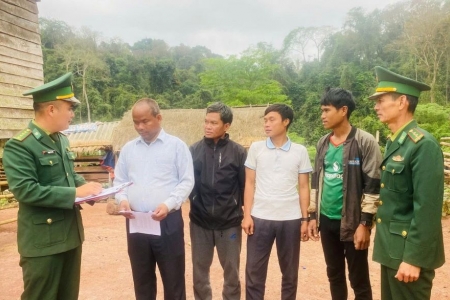 Biên phòng Quảng Trị tăng cường tuyên truyền bầu cử tại khu vực biên giới