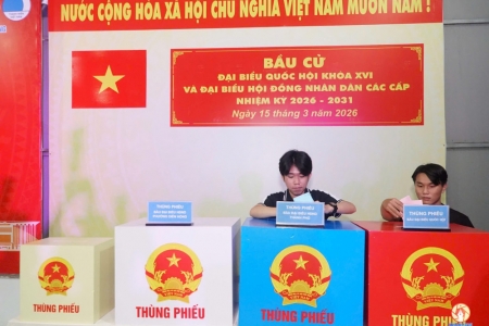 Sức trẻ và niềm tin nơi giảng đường trong ngày hội bầu cử