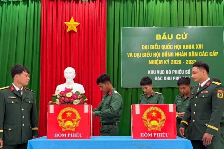 Đặc khu Phú Quý hoàn thành bầu cử với tỷ lệ cử tri đi bỏ phiếu đạt 100%