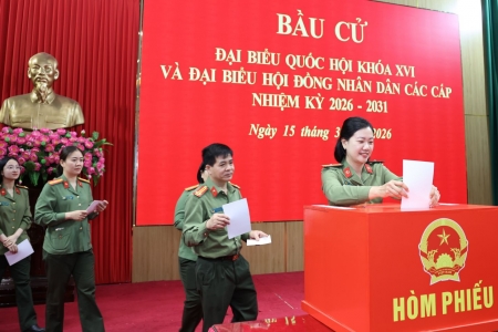 Ninh Bình: Hơn 52% cử tri tham gia bỏ phiếu tính đến 9 giờ sáng ngày bầu cử