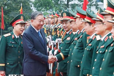 Tổng Bí thư Tô Lâm: Học viện Kỹ thuật quân sự phát huy mạnh mẽ tinh thần “Đoàn kết, bản lĩnh; đổi mới, sáng tạo; trí tuệ, phát triển”