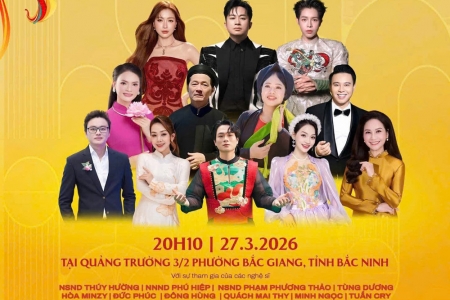 Bắc Ninh: Dàn sao nổi tiếng trình diễn tại chương trình nghệ thuật “Tinh hoa di sản - Ngàn năm tỏa rạng”