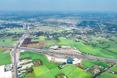 Cao tốc và Vành đai kết nối hoàn thiện: Bất động sản Trung tâm Thủ Thừa “tăng nhiệt” theo cú hích hạ tầng