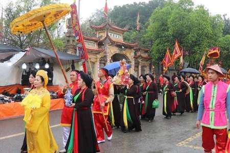 Đến hội làng Diềm nhớ về thủy tổ Quan họ