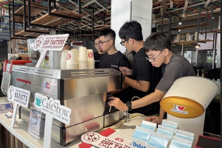 Workshop mở màn chuỗi giải đấu barista tại cafe show & tea show Vietnam 2026