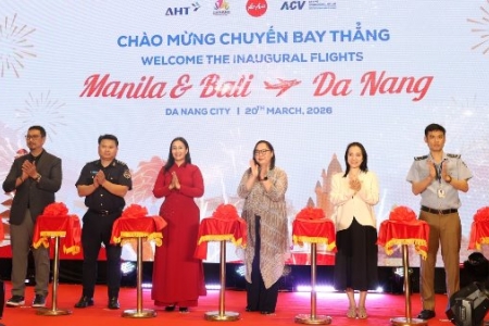Đà Nẵng: Đón đường bay thẳng kết nối với 2 trung tâm thương hiệu du lịch lớn ở Đông Nam Á