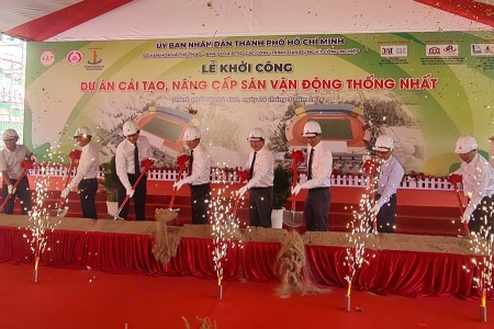 TP. HCM: Đầu tư gần 320 tỷ đồng nâng cấp Sân vận động Thống Nhất