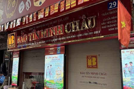 Công an kiểm tra, loạt cửa hàng Bảo Tín Minh Châu đồng loạt đóng cửa giữa giờ giao dịch