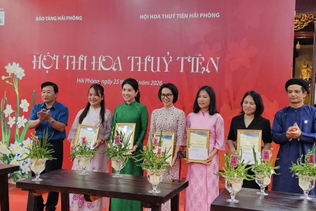 Hội thi hoa Thủy Tiên hưởng ứng Lễ hội truyền thống Nữ tướng Lê Chân năm 2026
