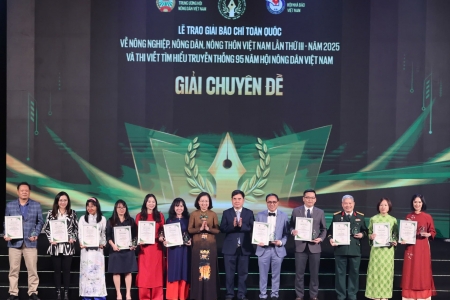 Phát động Giải báo chí “tam nông” 2026: Mở rộng quy mô, tôn vinh hình ảnh nông dân thời đại mới