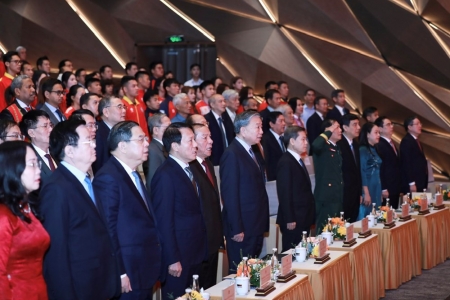 Tổng Bí thư Tô Lâm dự Lễ kỷ niệm 80 năm Ngày truyền thống ngành Thể dục Thể thao