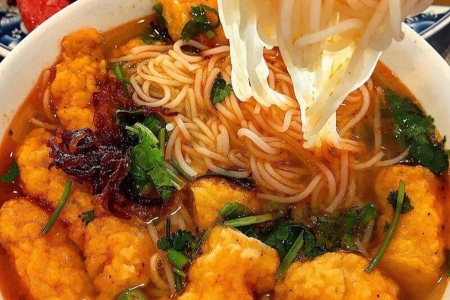 Bún suông Trà Vinh - Đặc sản dân dã mang hương vị tôm đất đậm đà