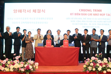 Mở rộng hợp tác văn hóa, du lịch giữa Bắc Ninh và Jeonbuk (Hàn Quốc)