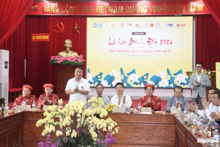Lễ hội Bình Đà 2026: Tôn vinh Quốc Tổ Lạc Long Quân, lan tỏa “hào khí Lạc Hồng”