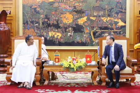 Lãnh đạo tỉnh Bắc Ninh tiếp Đại sứ đặc mệnh toàn quyền Sri Lanka