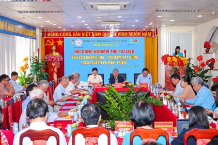 Nghiệm thu tài liệu: “Yến sào Khánh Hòa, 700 năm xây dựng, trao truyền và phát triển”