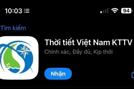 Ra mắt ứng dụng “Thời tiết Việt Nam KTTV”, cập nhật thời tiết miễn phí