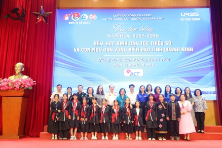 Trao 180 suất học bổng cho học sinh dân tộc thiểu số, con ngư dân vùng biển đảo Quảng Ninh