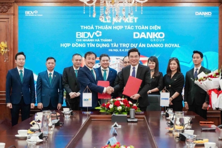 Danko Group “bắt tay” BIDV: Bảo chứng vàng cho tiến độ Danko Royal