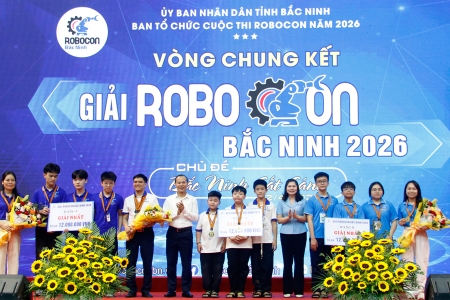 Tổng kết, trao giải vòng chung kết Giải Robocon tỉnh Bắc Ninh năm 2026