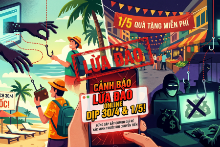 Công an TP Hải Phòng cảnh báo thủ đoạn lừa đảo trực tuyến dịp nghỉ lễ 30/4 và 1/5