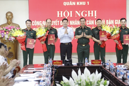 Công bố quyết định điều động, bổ nhiệm lãnh đạo Bộ Chỉ huy quân sự tỉnh Bắc Ninh